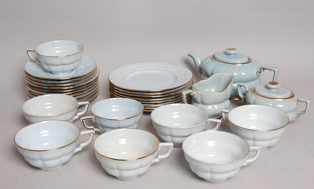 TESERVIS " Grand " 30 delar, porslin, Arthur Percy, Upsala- Ekeby, Gefle.