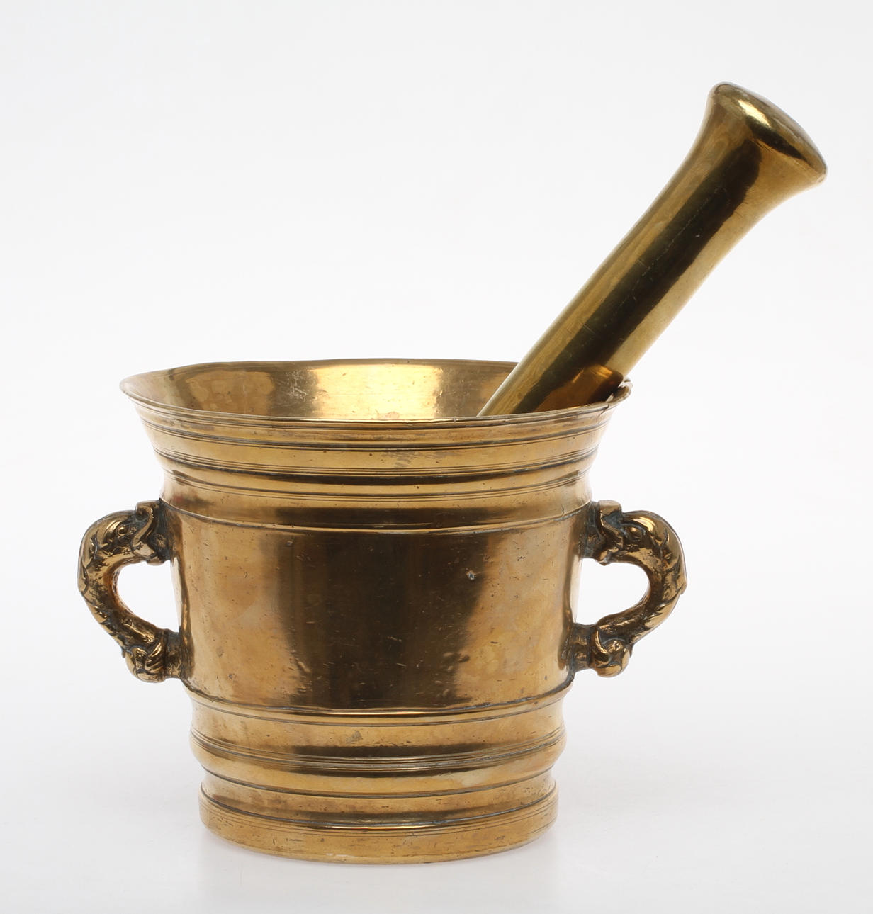 MORTEL, mässing, 1700-tal.