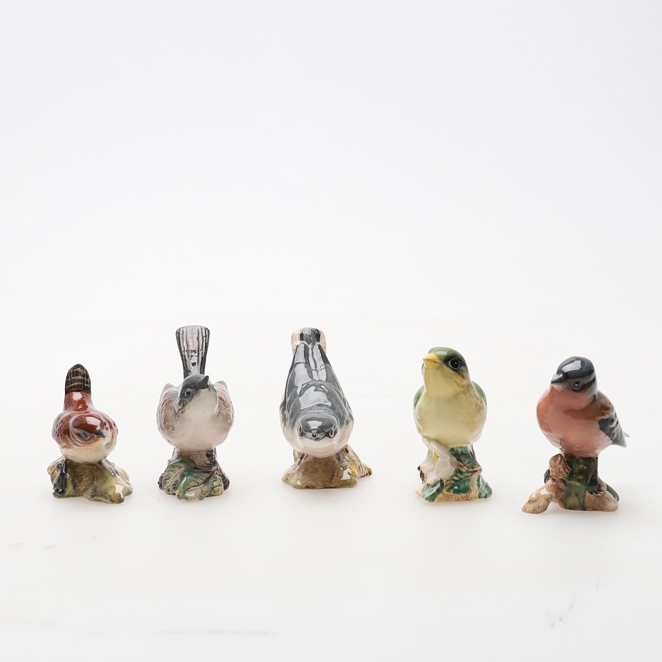 FEM BESWICK FÅGLAR.