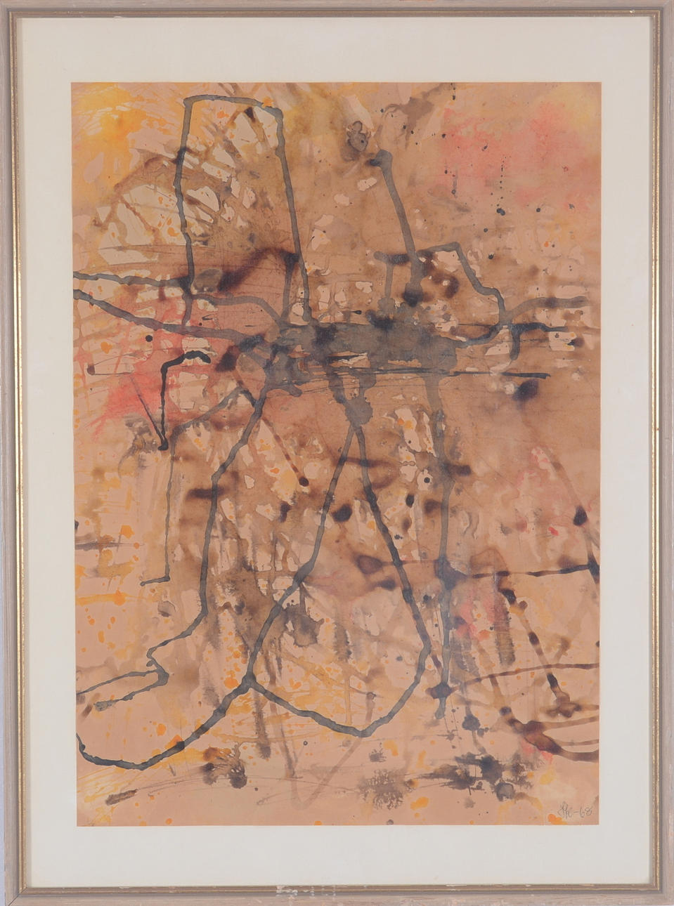 OIDENTIFIERAD KONSTNÄR. Akvarell.