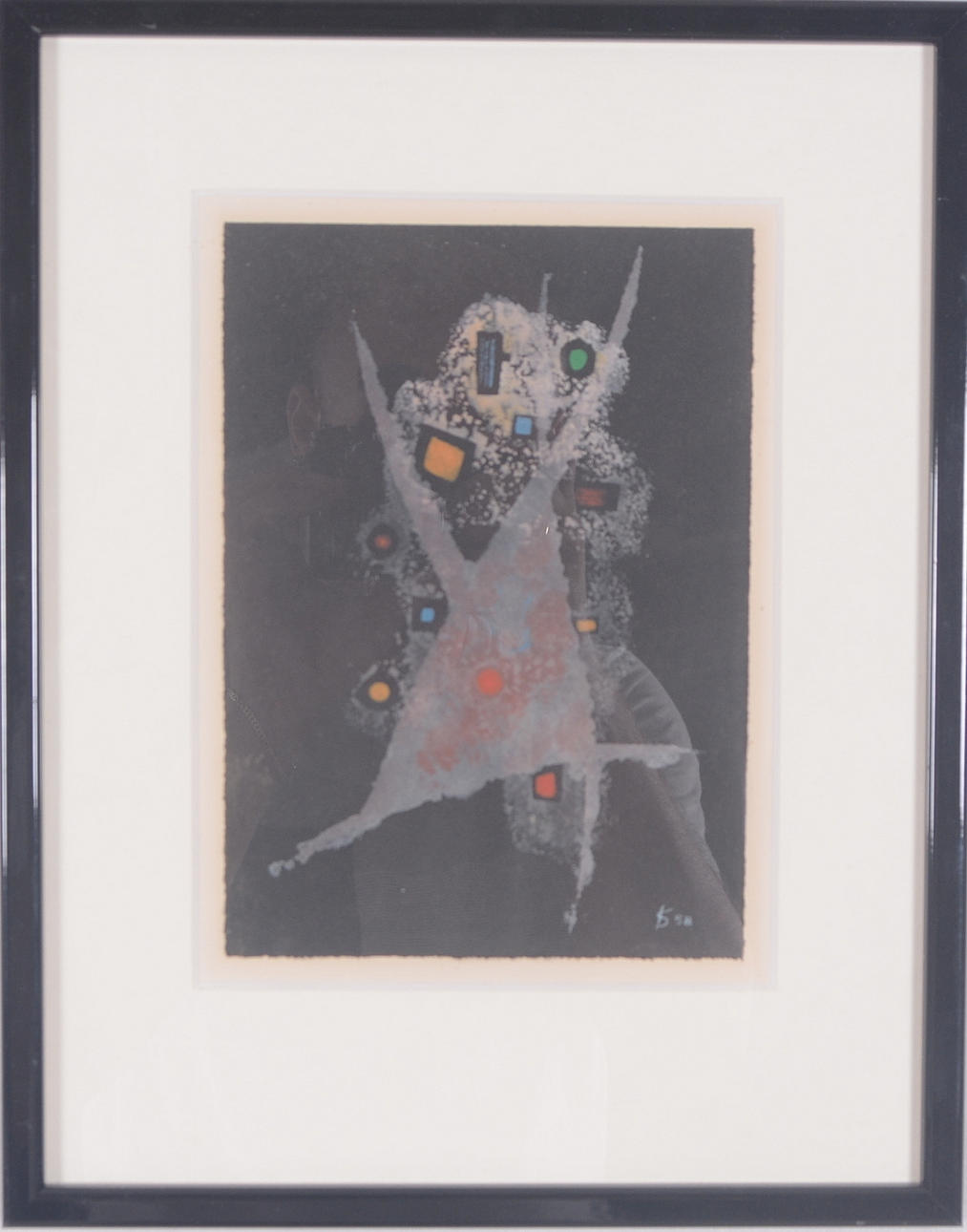 OIDENTIFIERAD KONSTNÄR. Blandteknik.