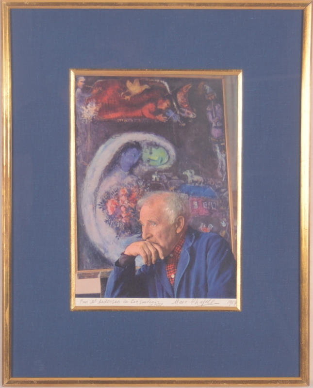 MARC CHAGALL. Offsettyck, Signerat.