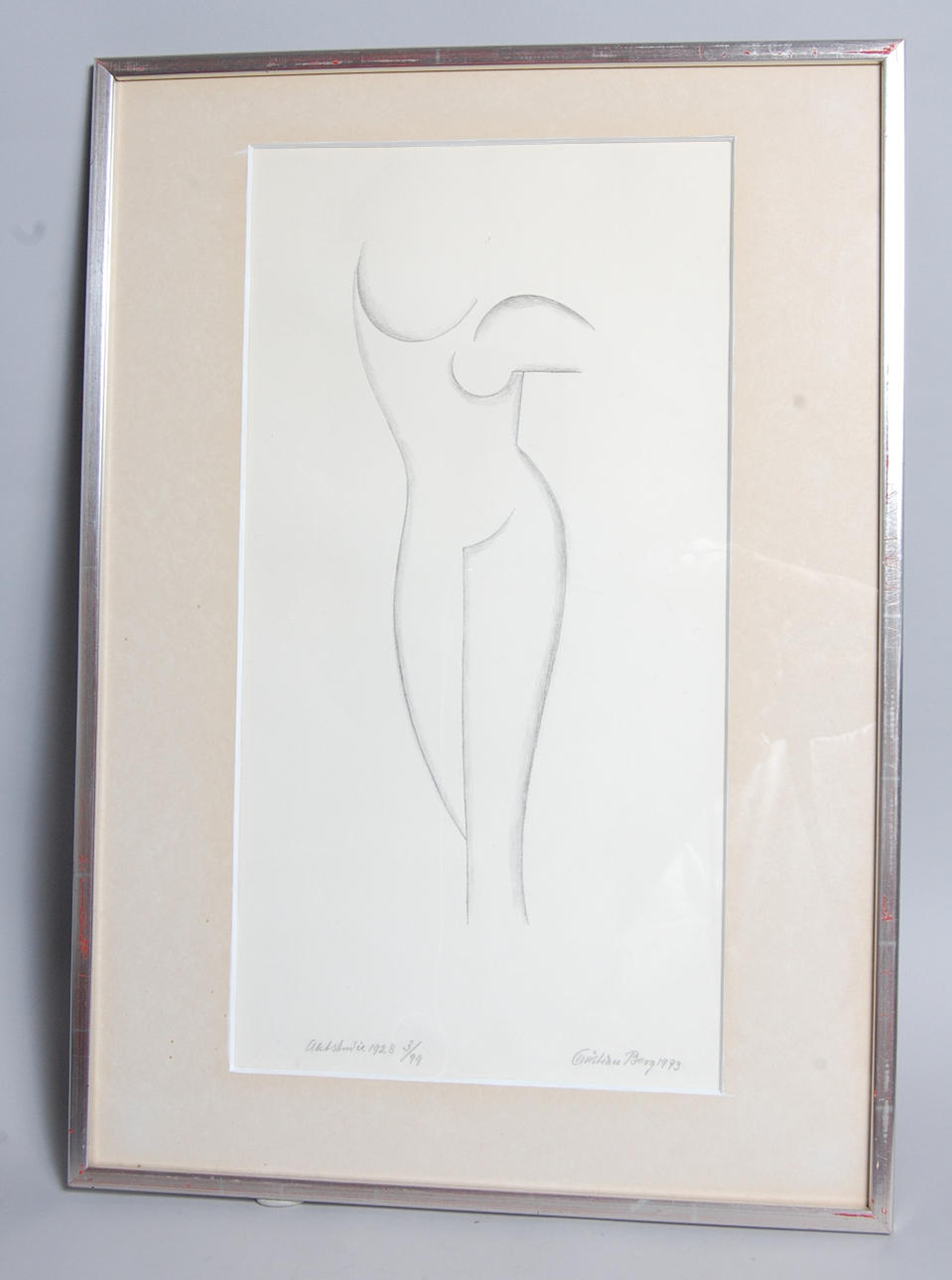 CHRISTIAN BERG. litografi, signerad, daterad 1973, numrerad 3/99.