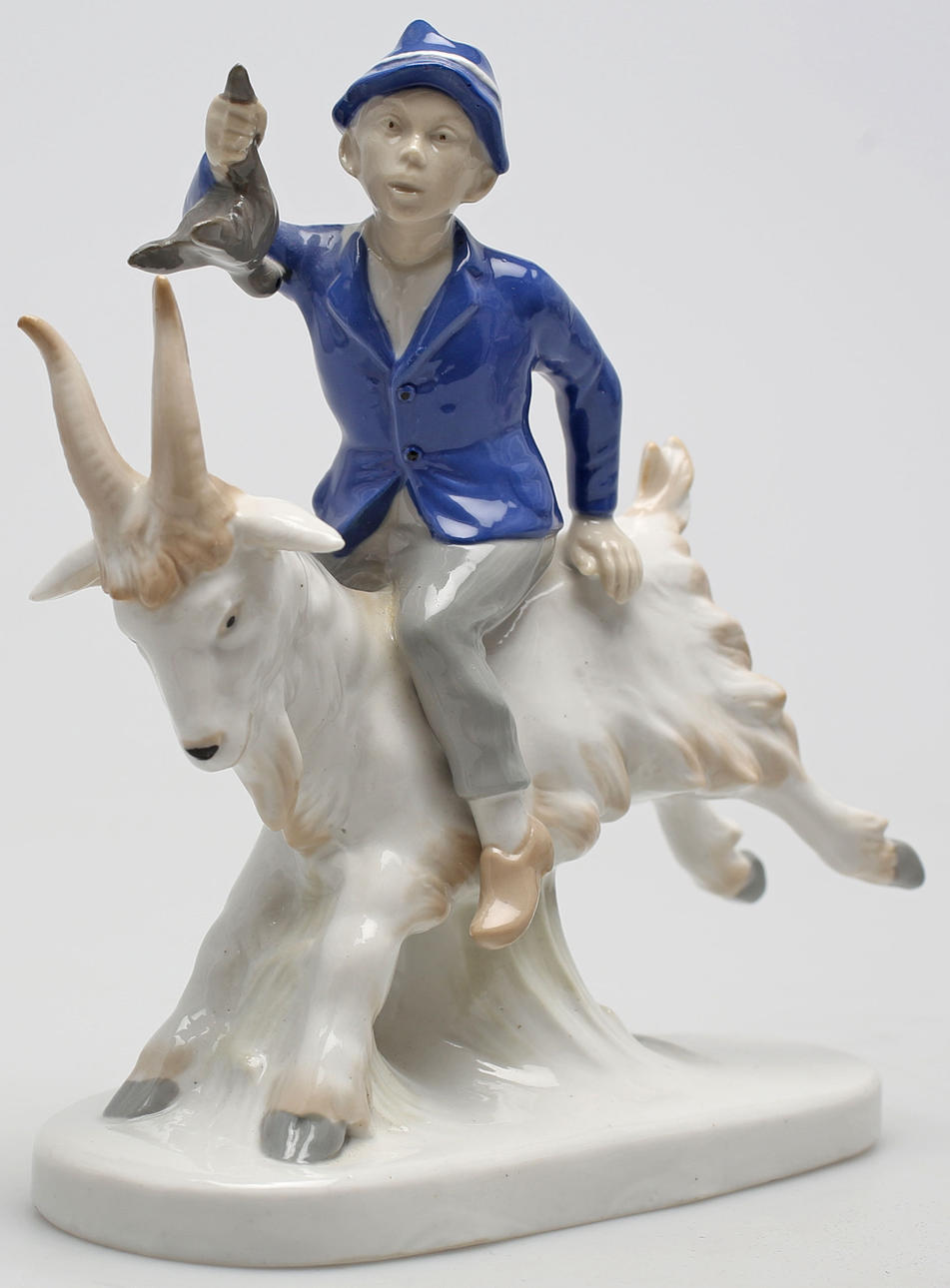 FIGURIN, porslin, troligen Tyskland.