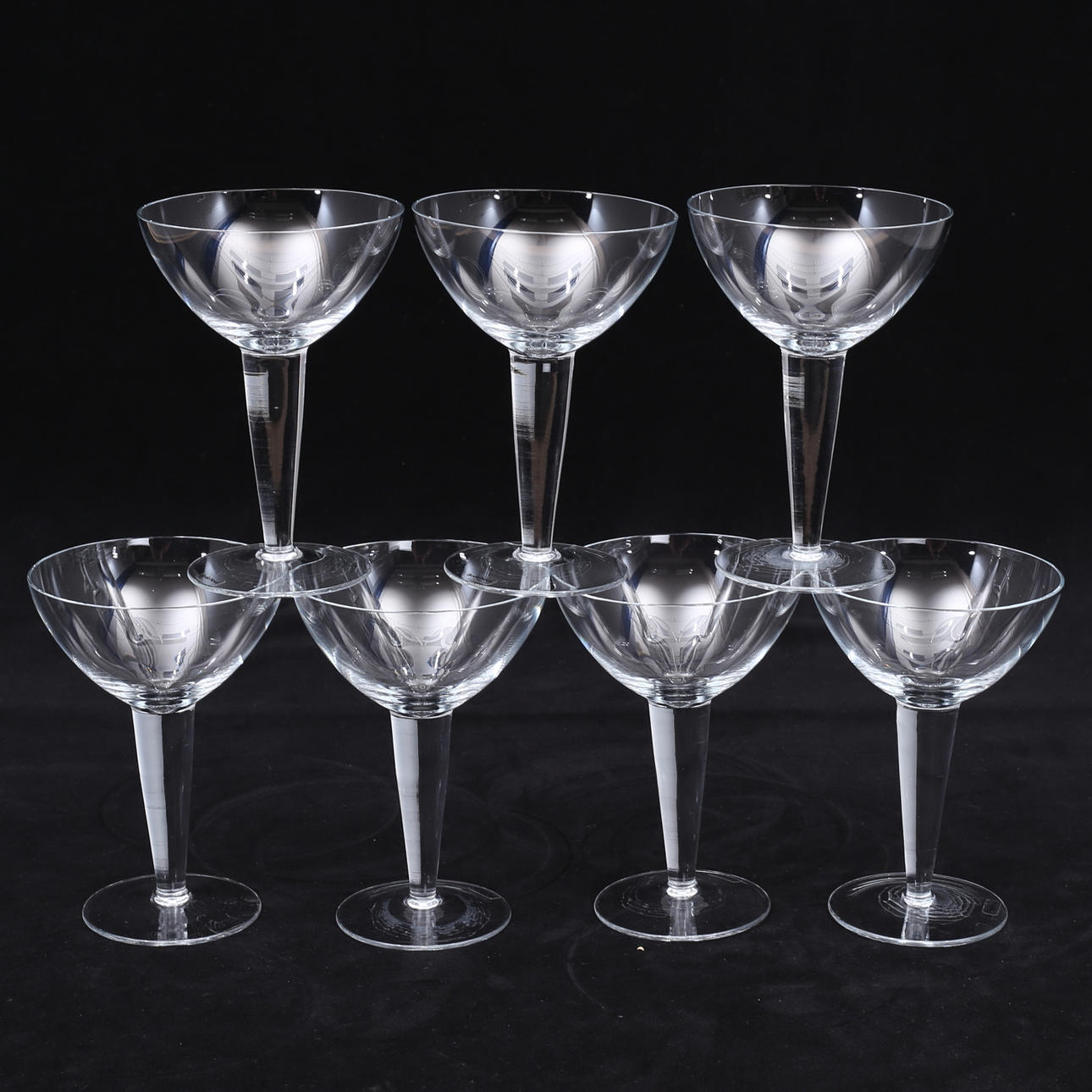 CHAMPAGNERGLAS, 7-tlg., "Select", Liselotte Henriksen, Boda Nova.