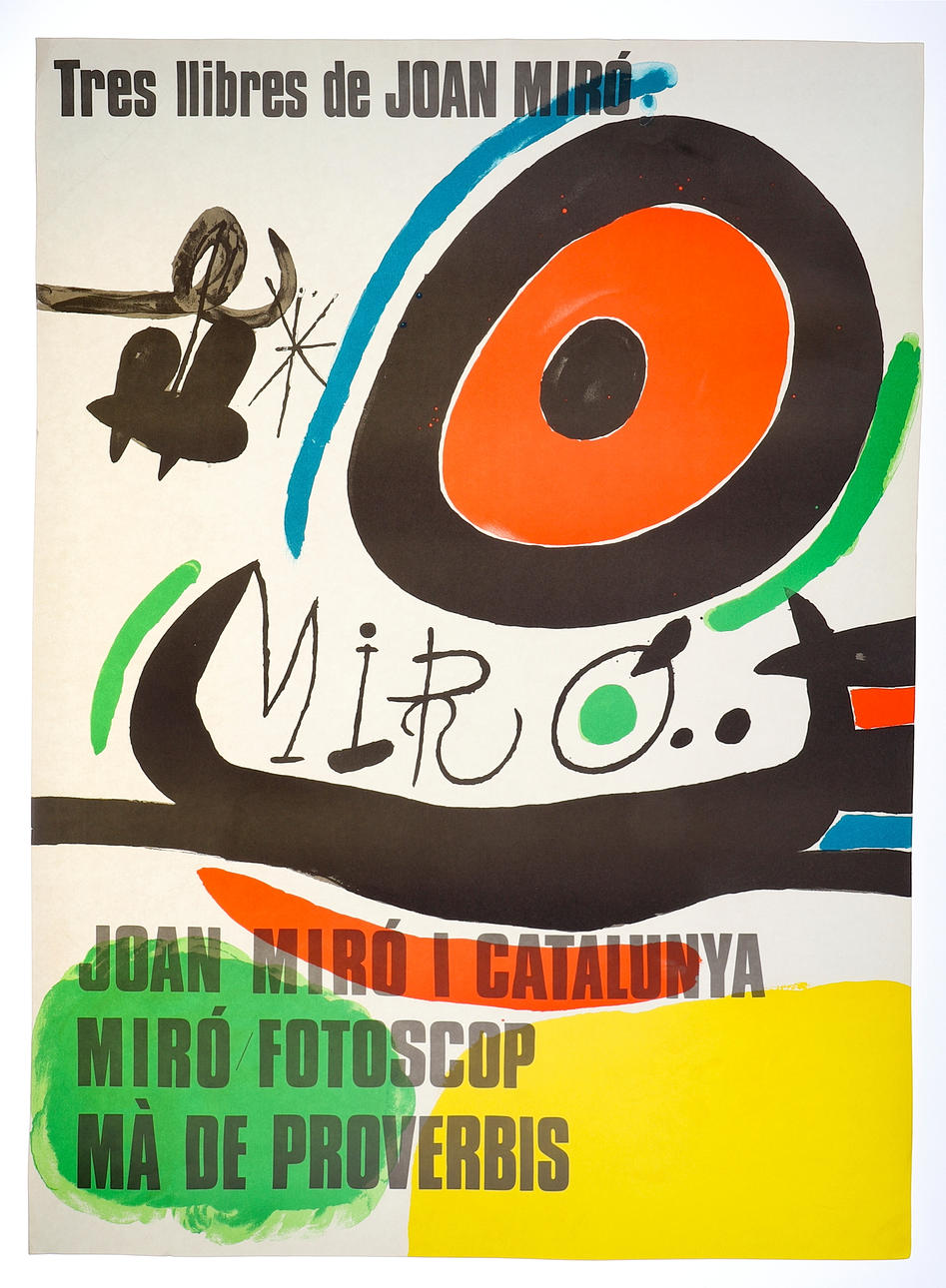 JOAN MIRÓ. EFTER. "Tre bøger af Joan Miró".