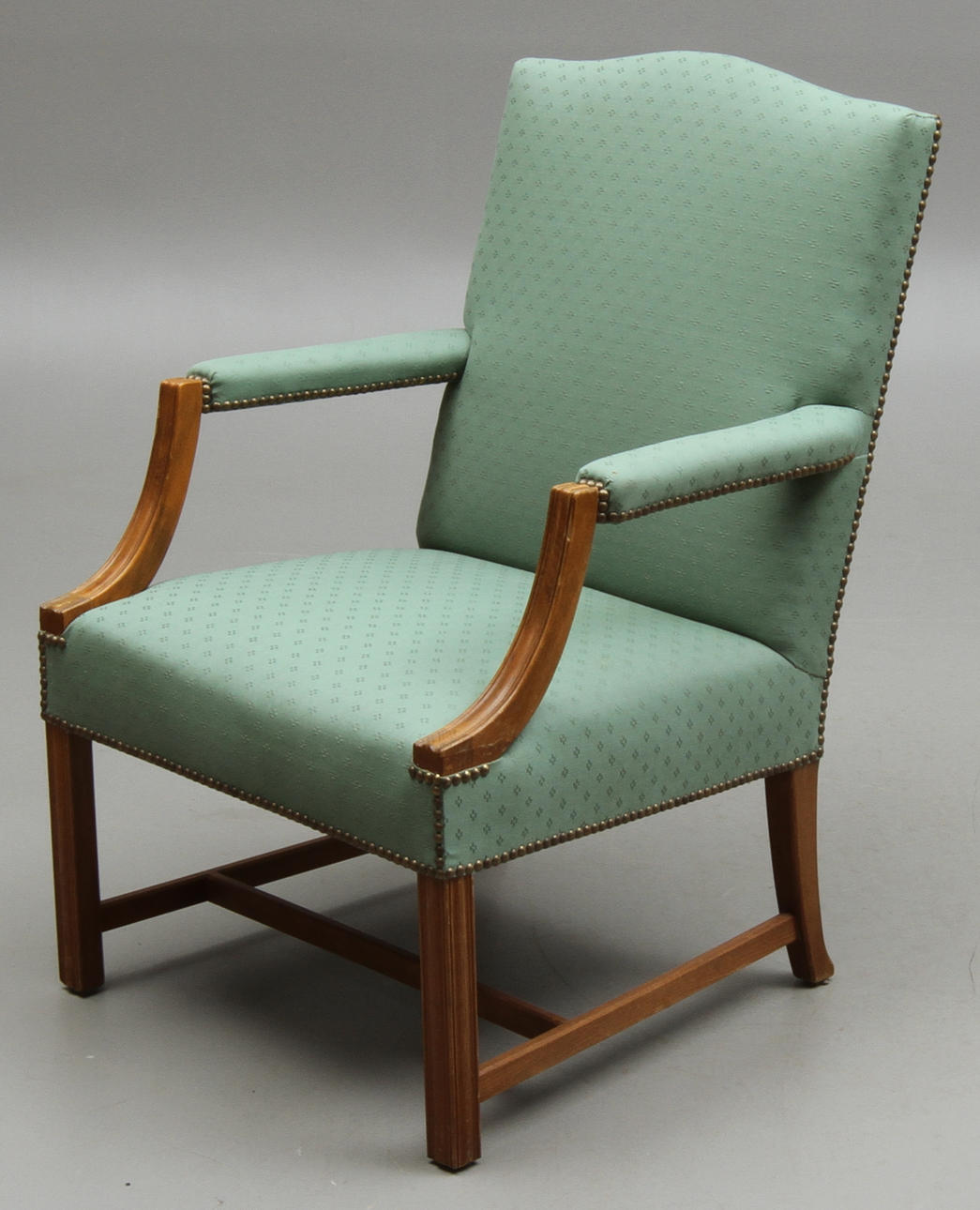 KARMFÅTÖLJ, engelsk stil, 1900-tal.