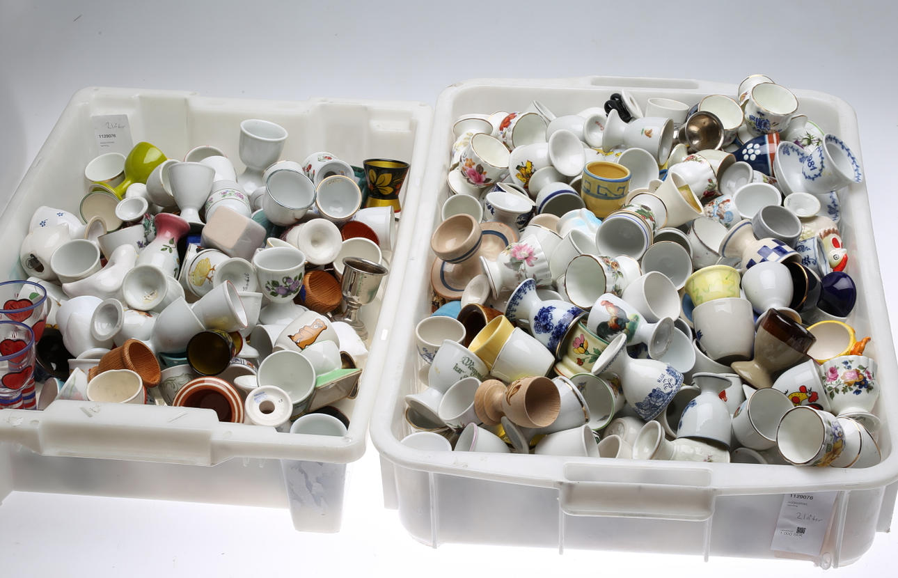 EIERBECHER, Sammlung.