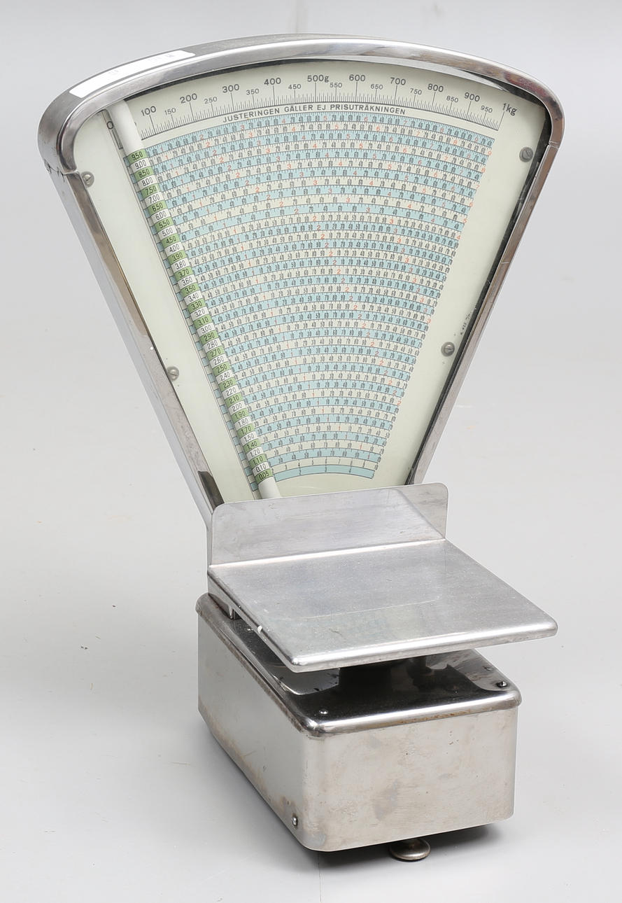 BUTIKSVÅG, rostfritt stål, 1900-talets mitt.