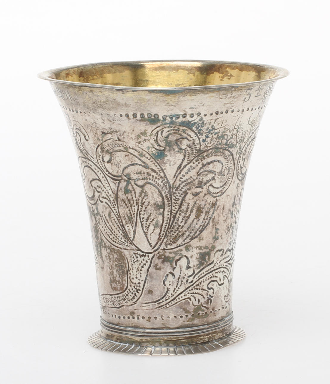 BÄGARE, silver, Lars Beckman d.ä. Örebro, 1712-1748(1752).