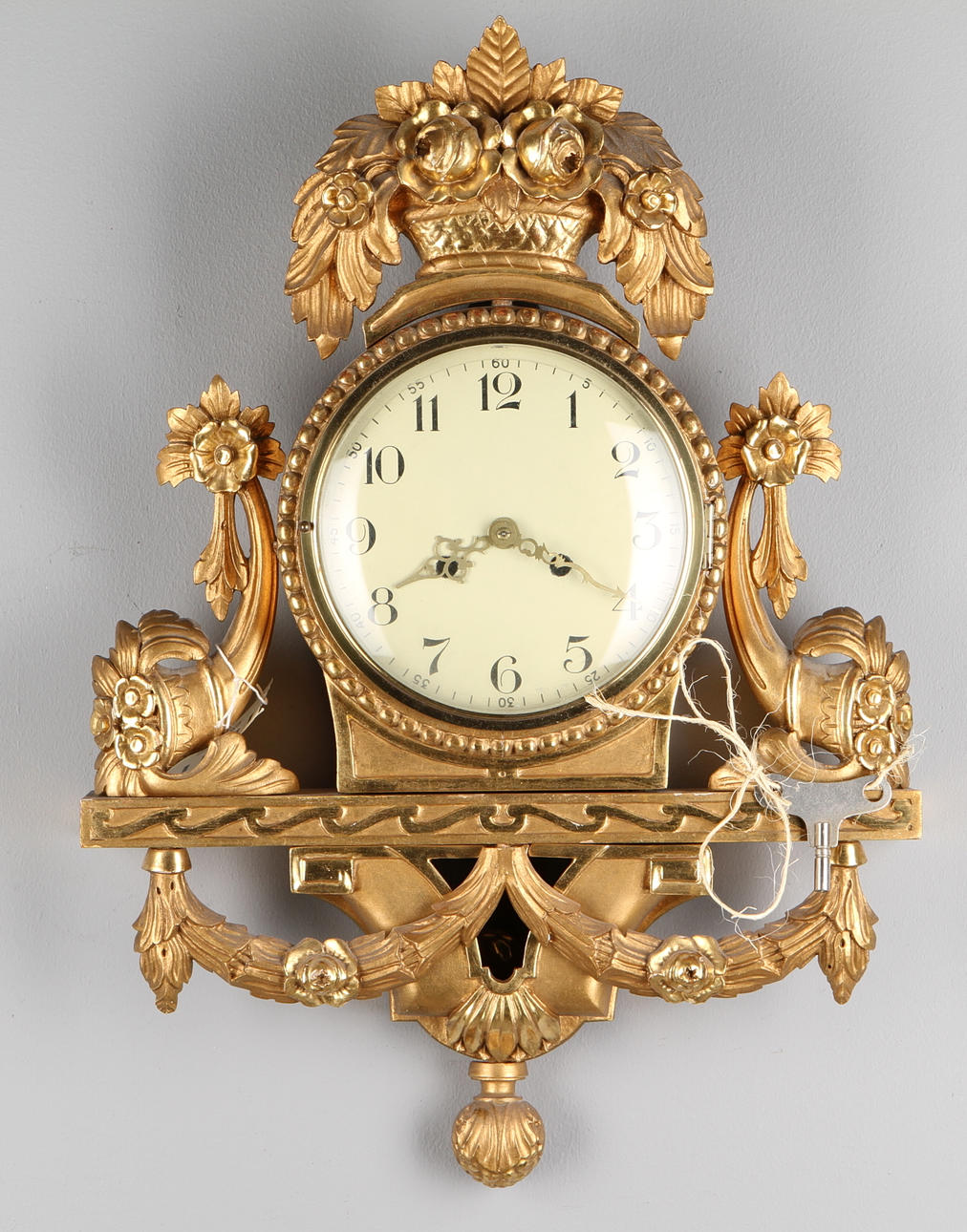 VÄGGPENDYL, gustaviansk stil, 1900-tal.