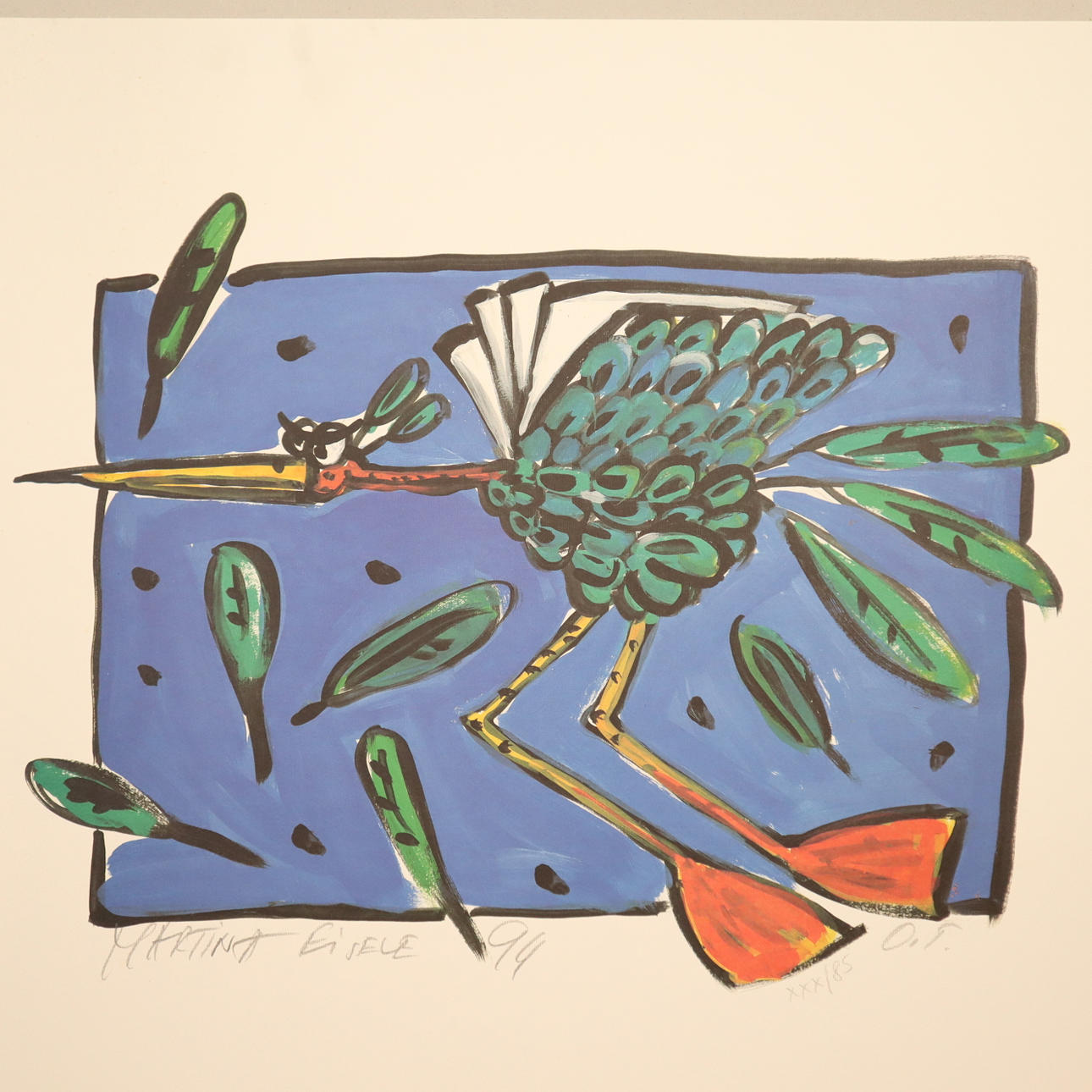 MARTINA EISELE. OT, 1994, impresión offset en color.