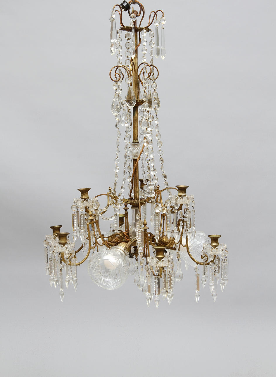 LJUSKRONA oskariansk, ca 1870-tal.