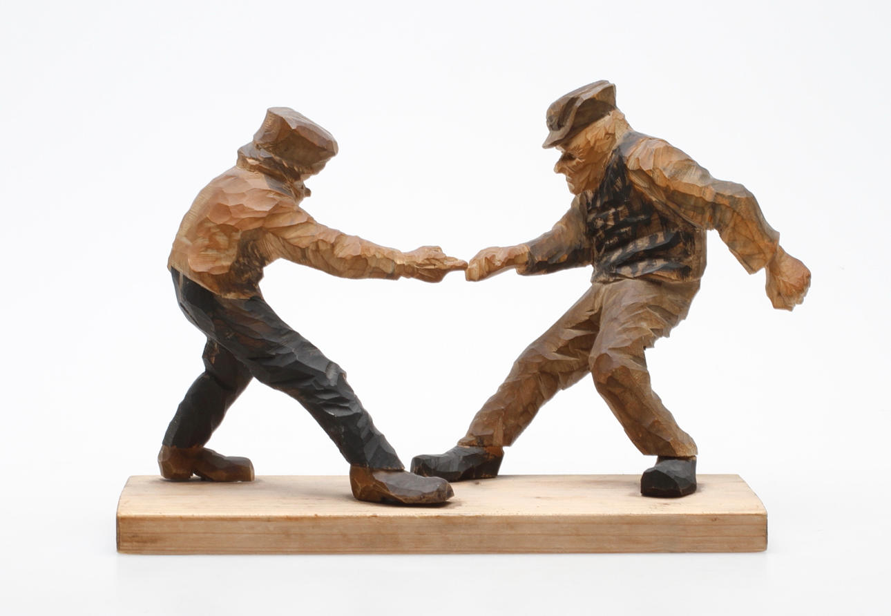 TRÄGUBBE, "Fingerkrok", signerad K.W.