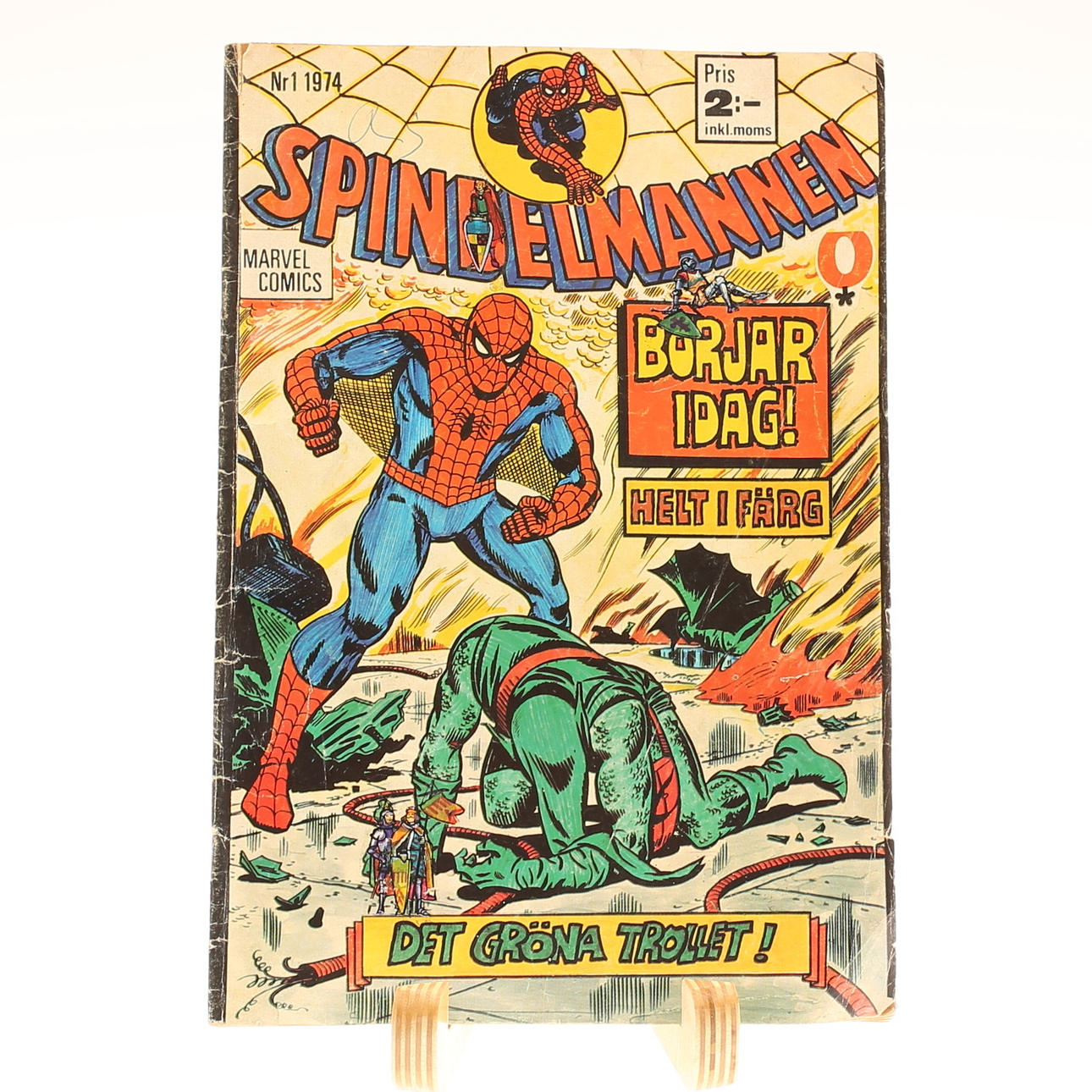 SERIETIDNING, Spindelmannen nr 1, 1974.