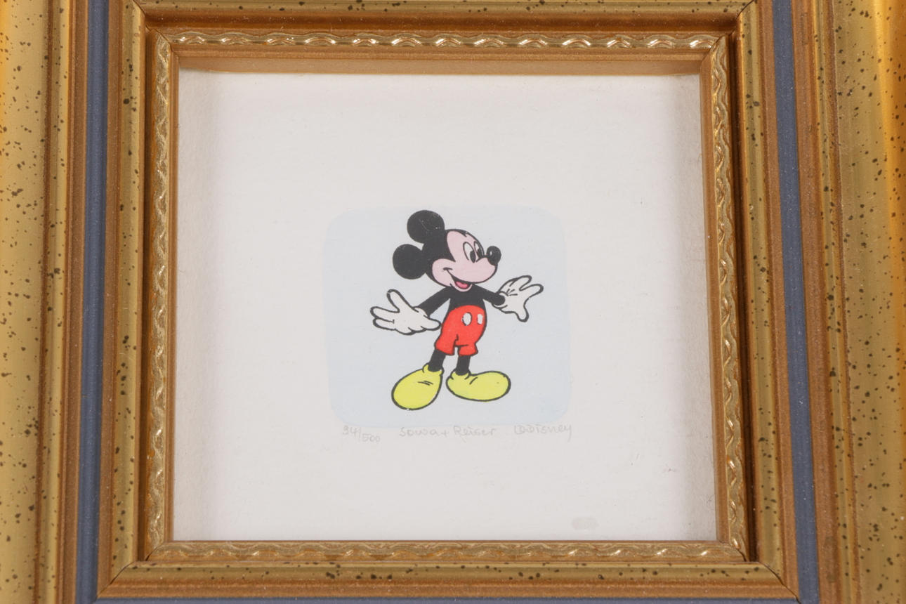 SOWA & REISER. Etchings, 4 pcs. Walt Disney, numbered and signed