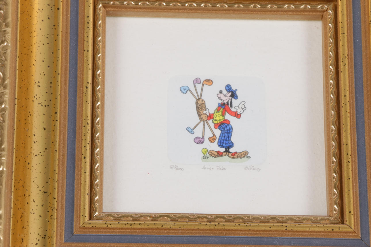 SOWA & REISER. Etchings, 4 pcs. Walt Disney, numbered and signed