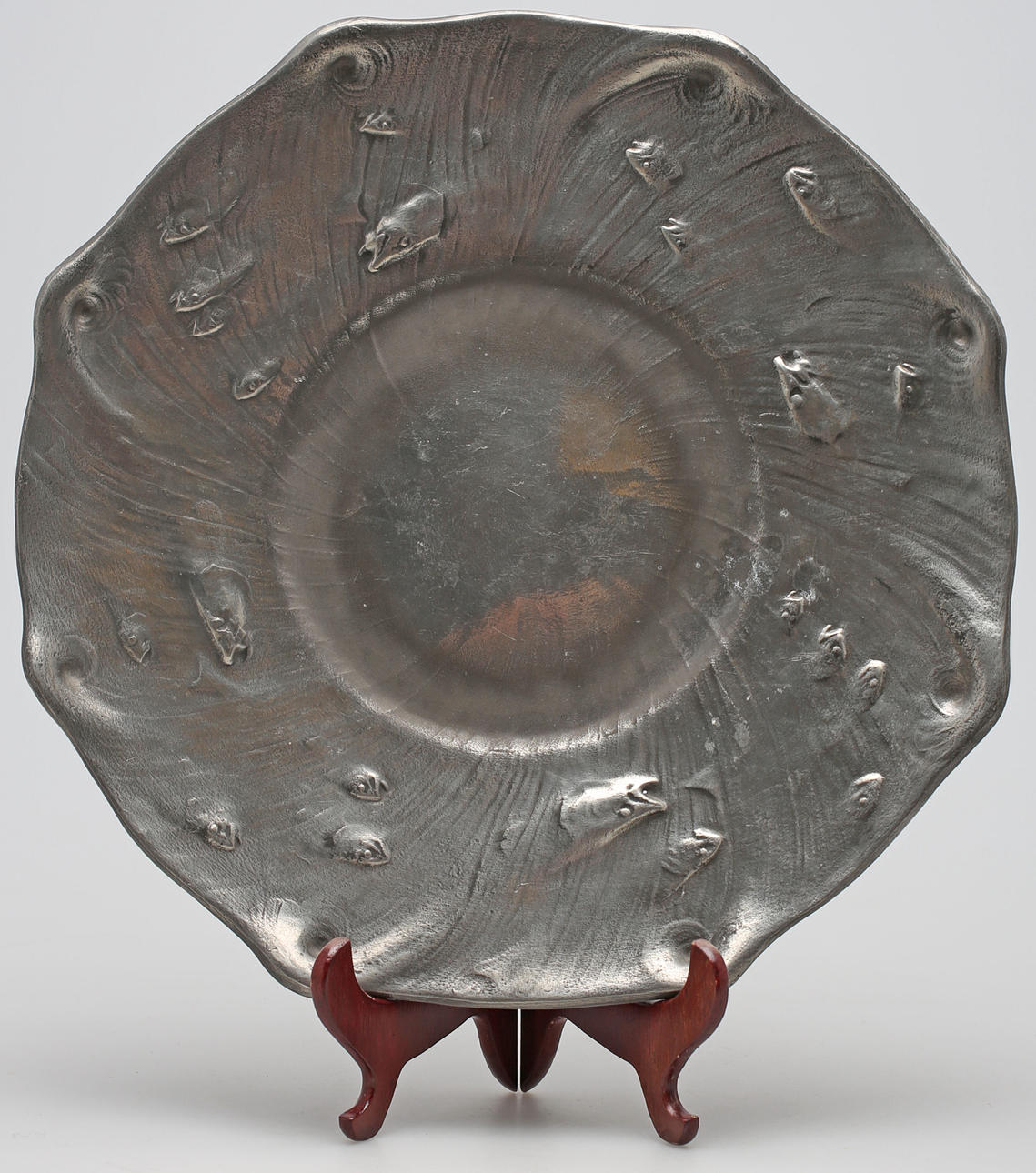 FAT, tenn, jugendstil, Olof Ahlberg, Schroeder & Olsson, Stockholm, 1983.