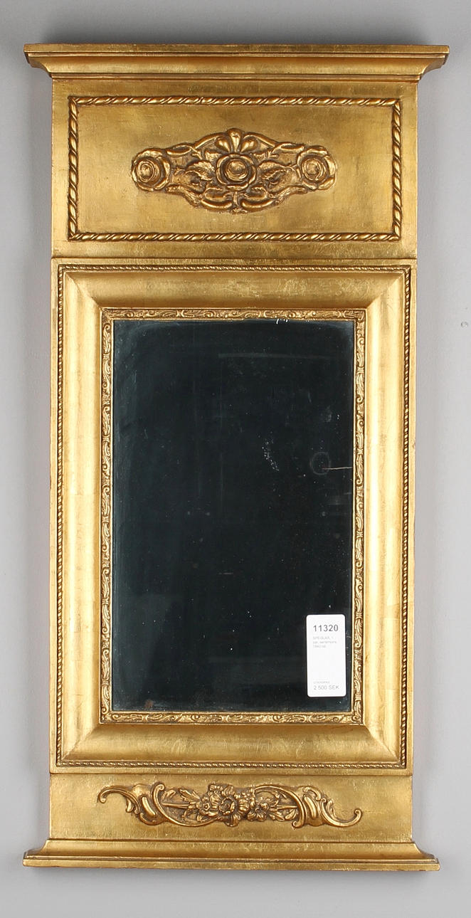 SPEGLAR, 1 par, senempire, 1840-tal.