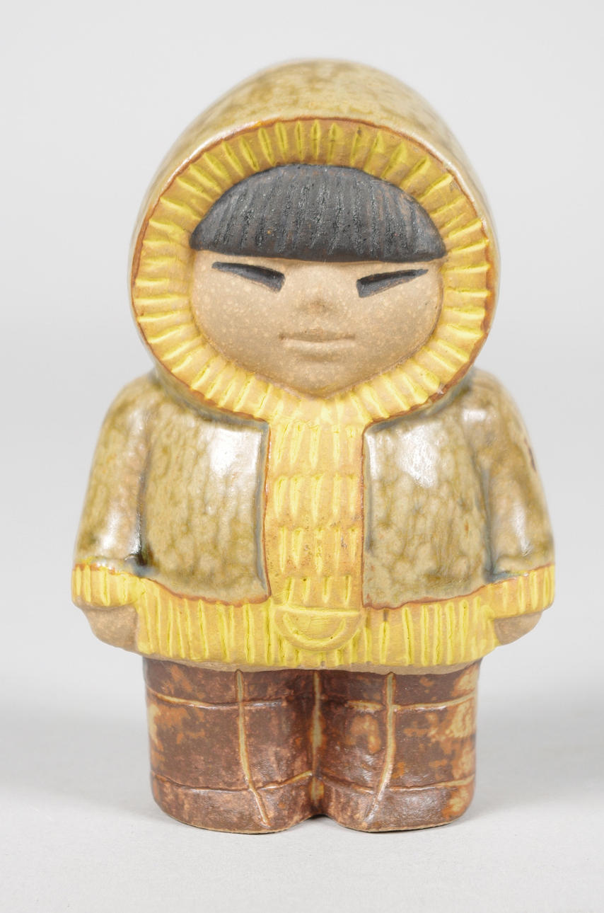 KERAMIKFIGUR, "All världens barn-nord", Lisa Larson, Gustavsberg.