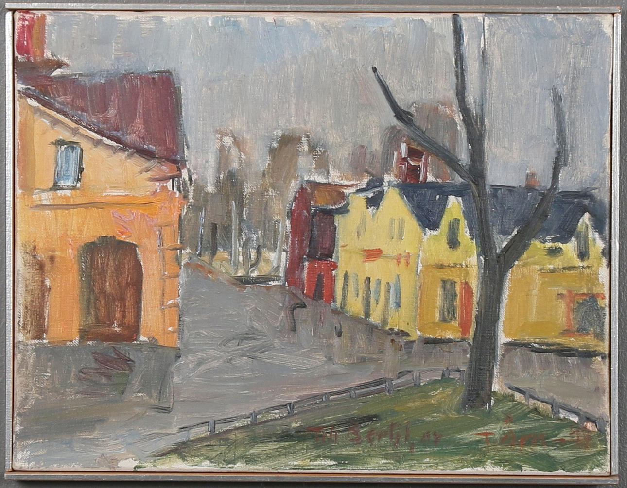 TRYGGVE ÖRN. Olja på duk, signerad.