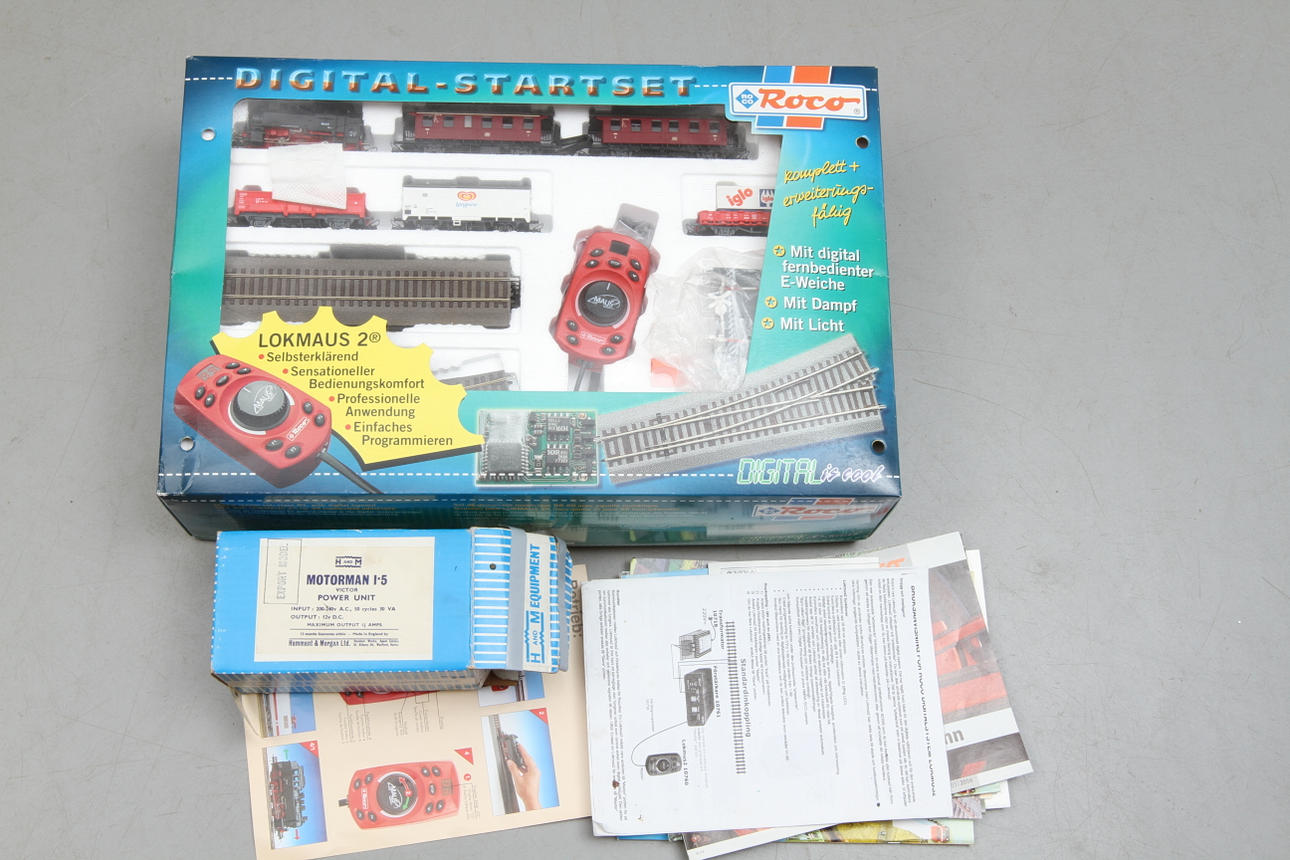 MODELLTÅG ROCO DIGITAL STARTSET 41212 i originalkartong.