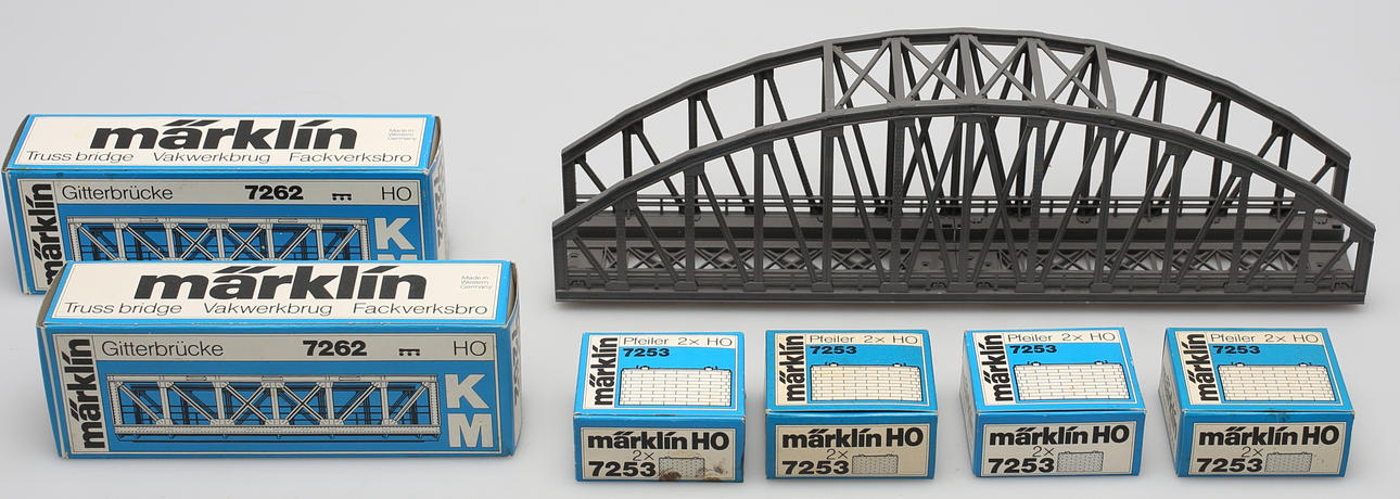 MODELLTÅG, Märklin, brodelar 7 st.