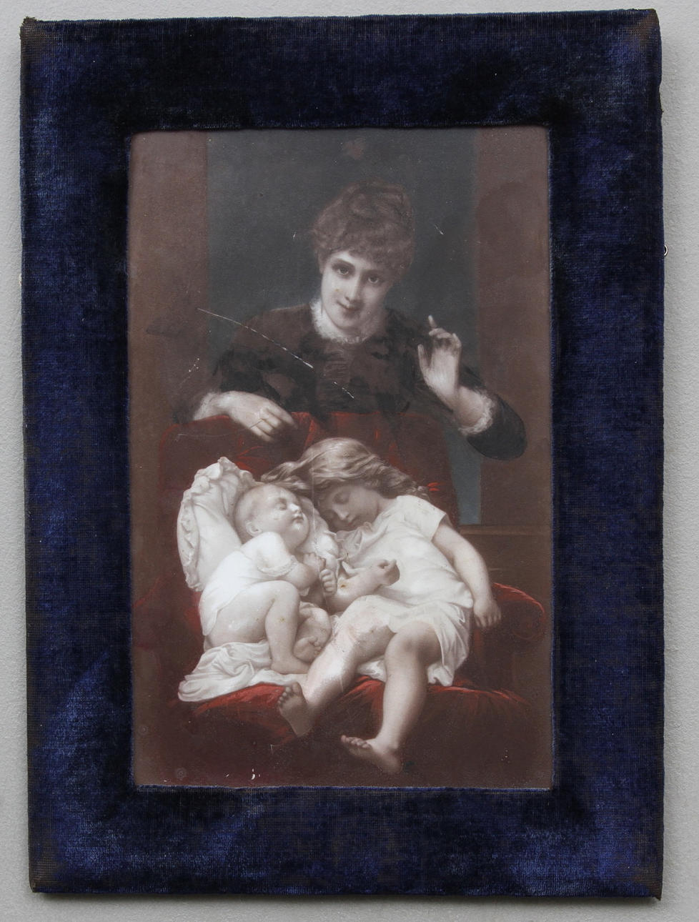 GLASMÅLNING, tidigt 1900-tal.