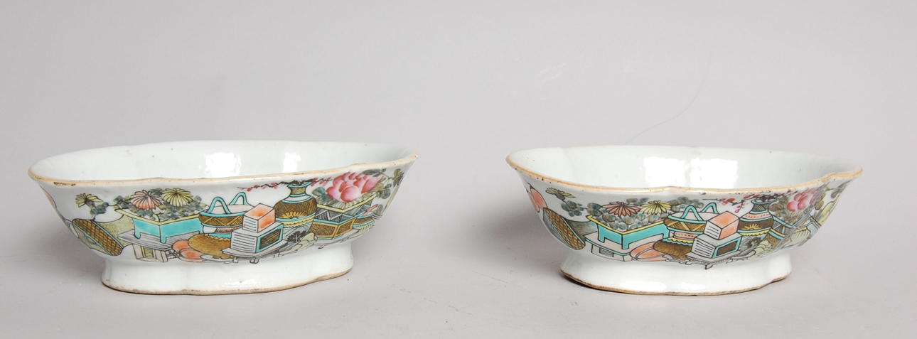 SKÅLAR, 2 st, porslin, Kina.