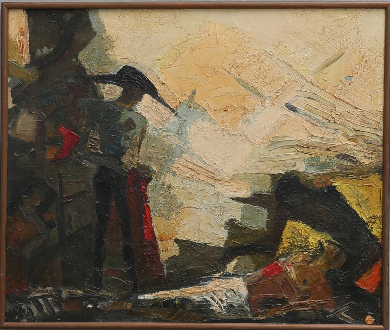 HUGO CLEIS. TJURFÄKTNINGSSCEN.