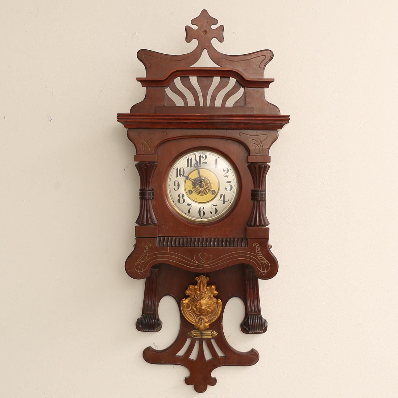 VÄGGPENDYL, jugend, tidigt 1900-tal.