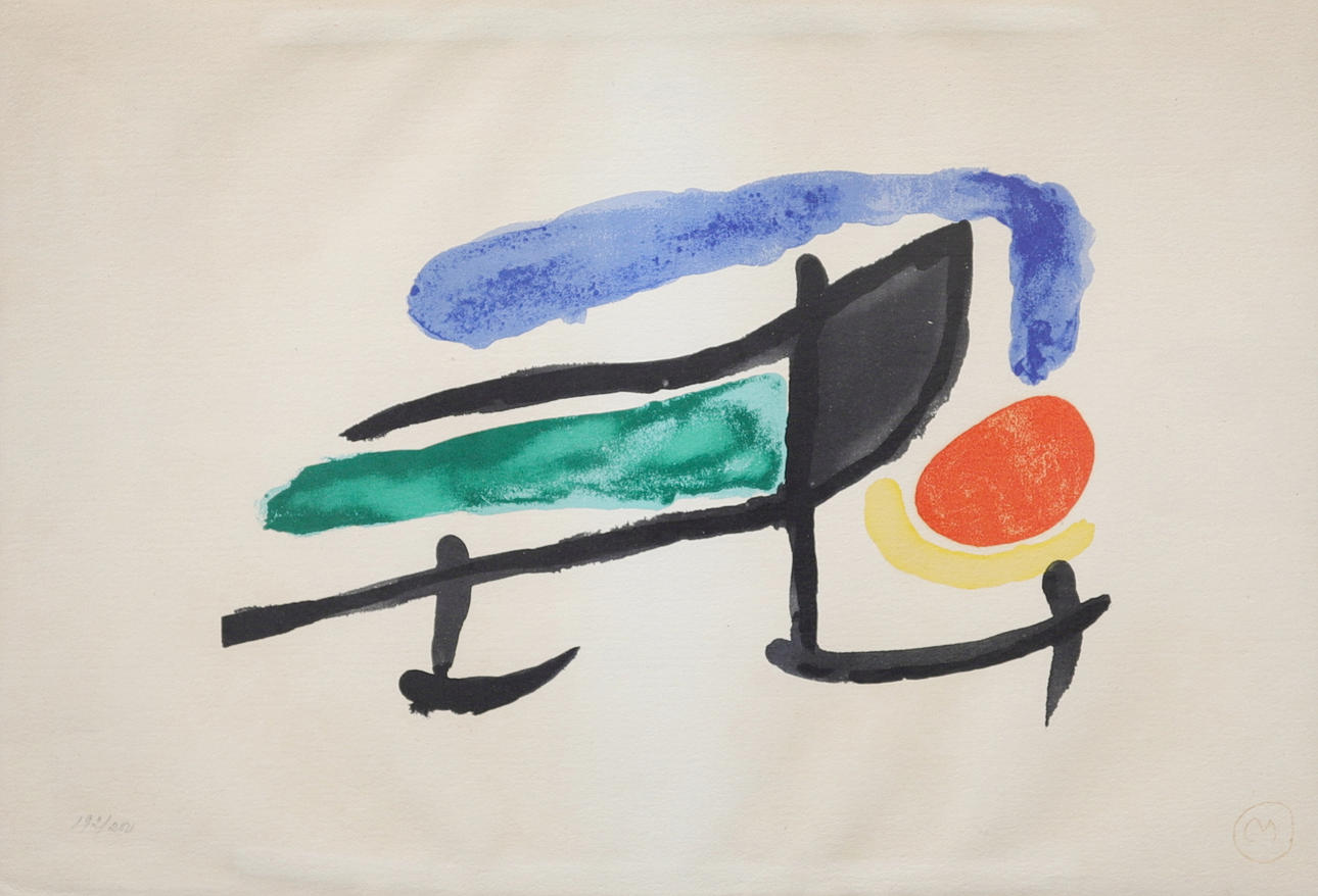 JOAN MIRÓ. Composición.