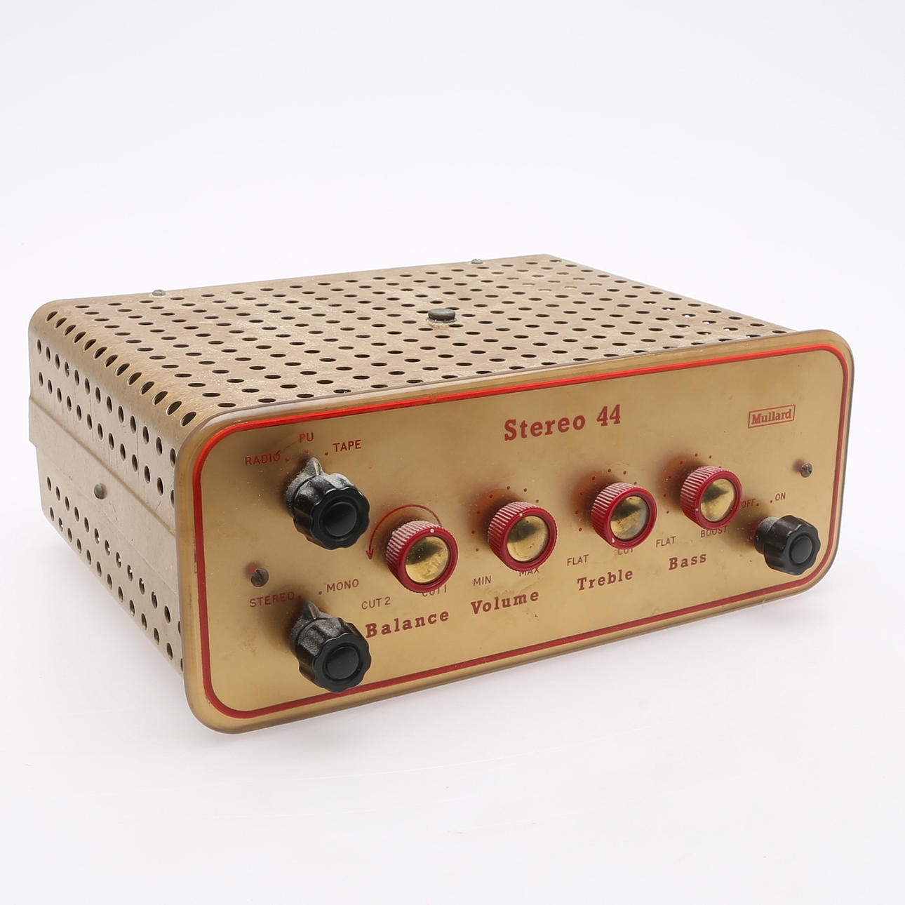 RÖHRENVERSTÄRKER, Mullard, "Stereo 44", 1958.