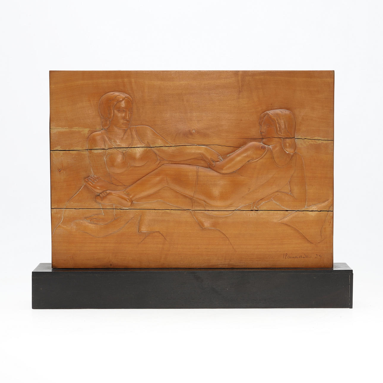 MARTI LLAURADÓ. Två nakna unga kvinnor.