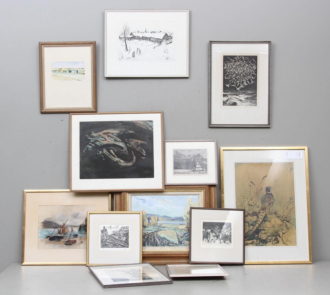 ÖSTGÖTAKONSTNÄRER m.fl, 12 st.