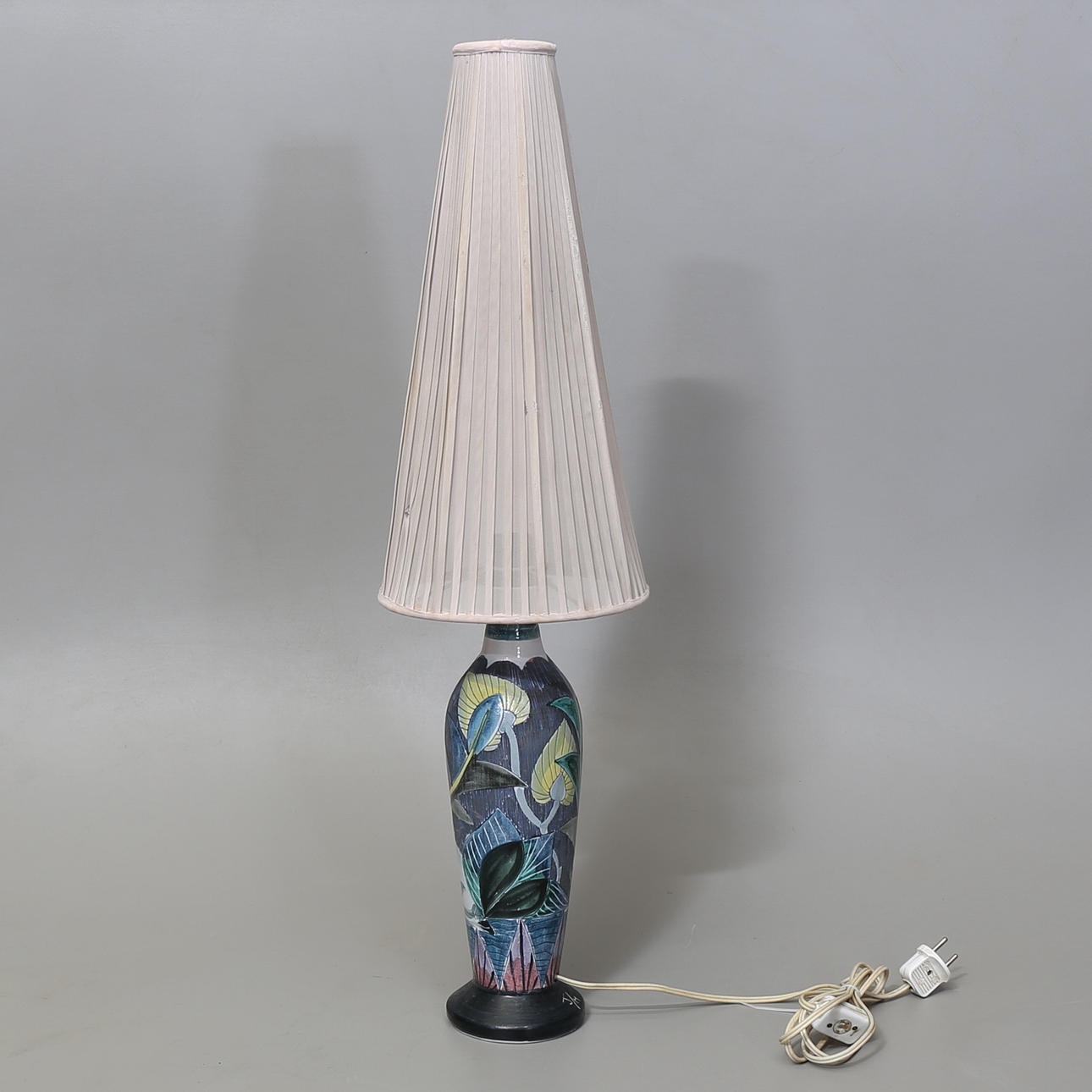 TABLE LAMP, ceramics, Tilgmans, 1950/60s.