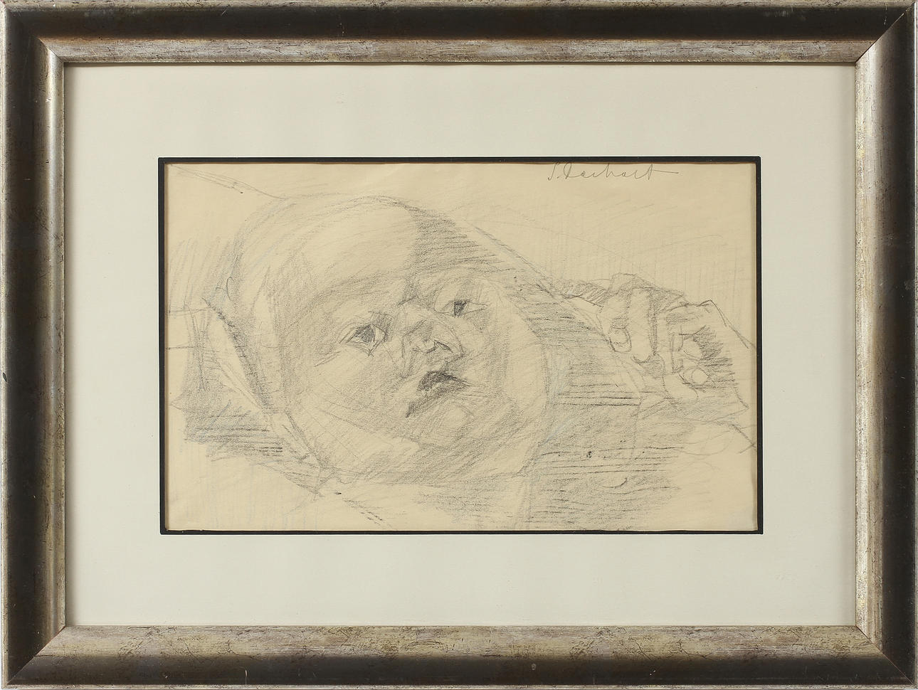 SIRI DERKERT. Blyerts, signerad.