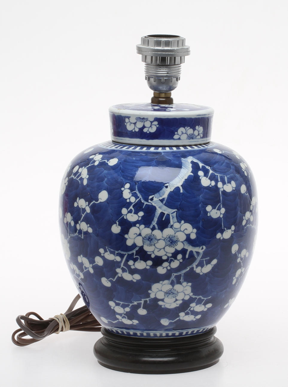 BORDSLAMPA, i form av bojan, porslin, Kina.