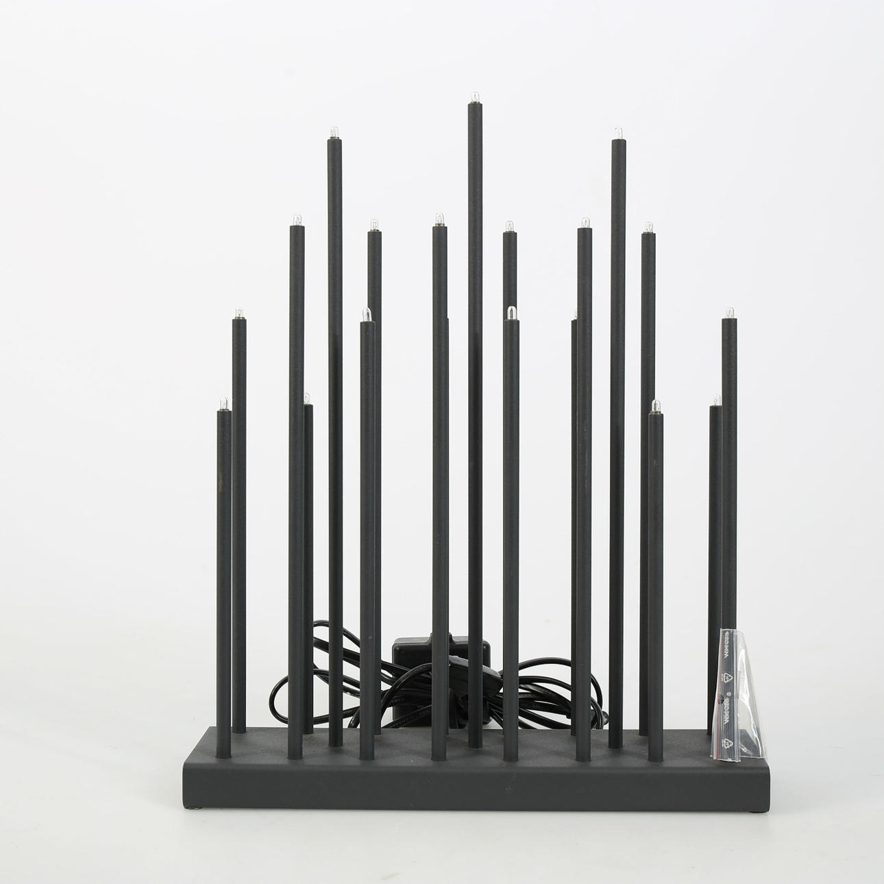 LJUSSTAKE, metall, "Eldflugan", Lundgren Strandberg.