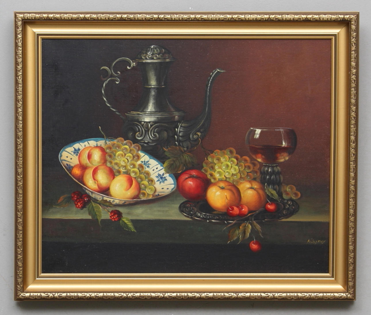 ROBERNE NISZNER. Olja på duk. Signerad.