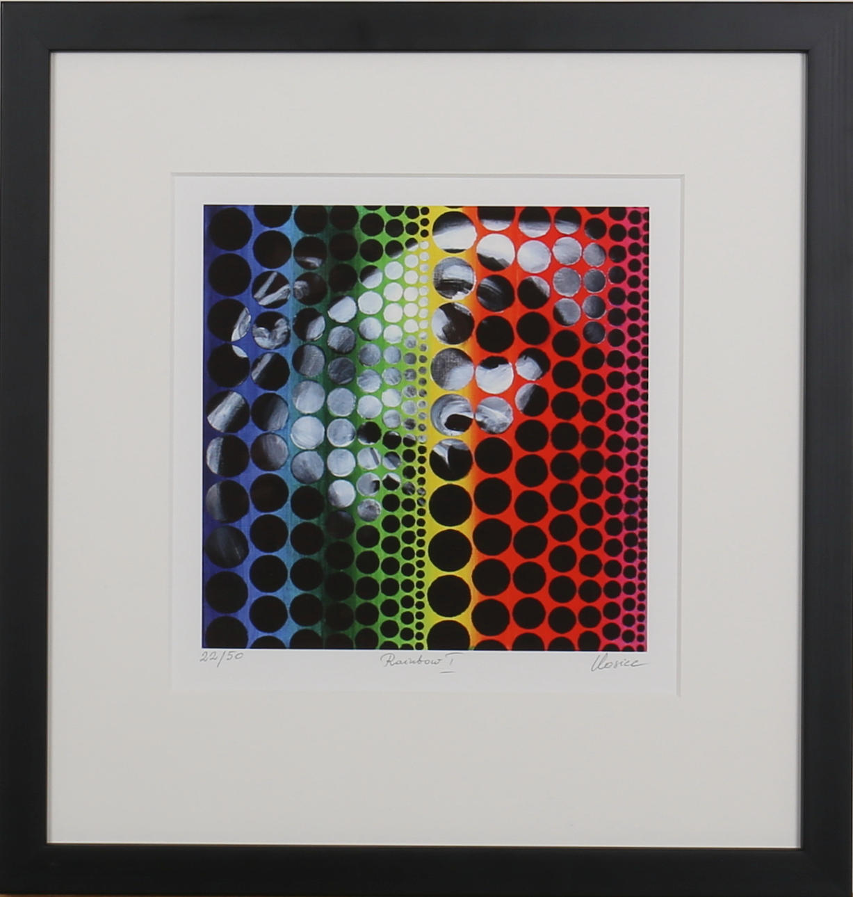 GOSIA KOSIEC. Rainbow I. Färgserigrafi. Signerad. 22/50.