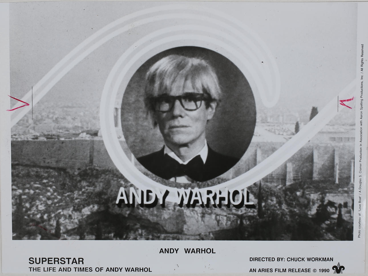 OKÄND FOTOGRAF. Andy Warhol. Fotografi. Osignerad.