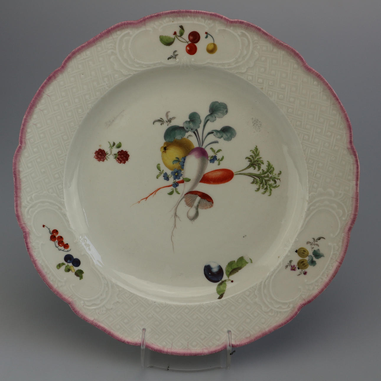 MEISSEN TELLER 18. JAHRHUNDERT.