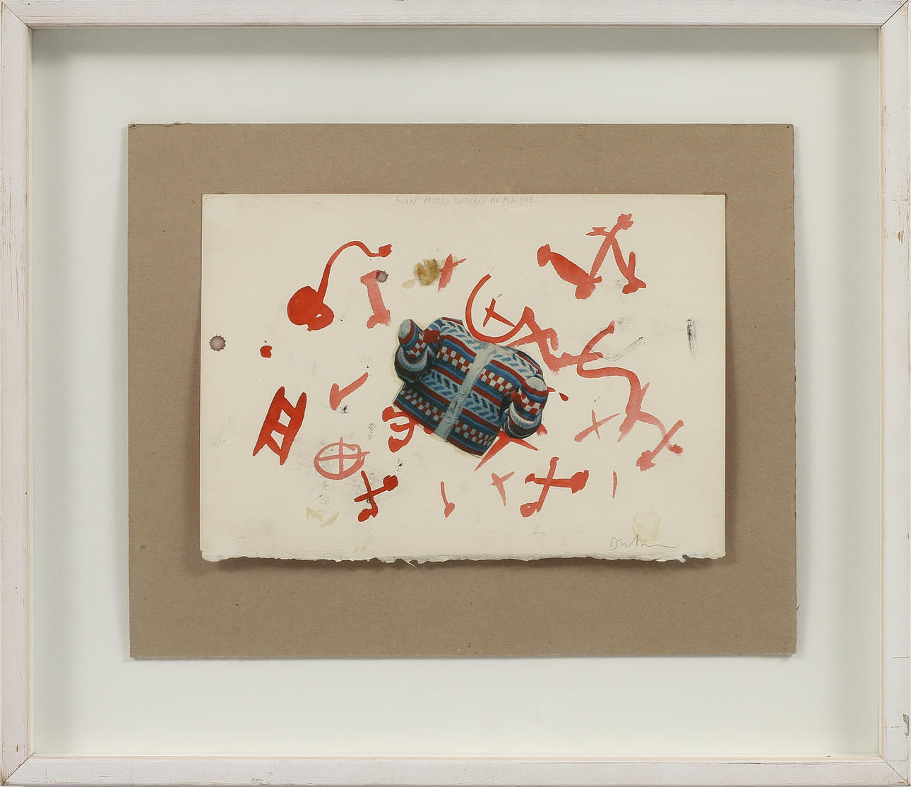 ERIK DIETMAN. collage, signerad Dietman.