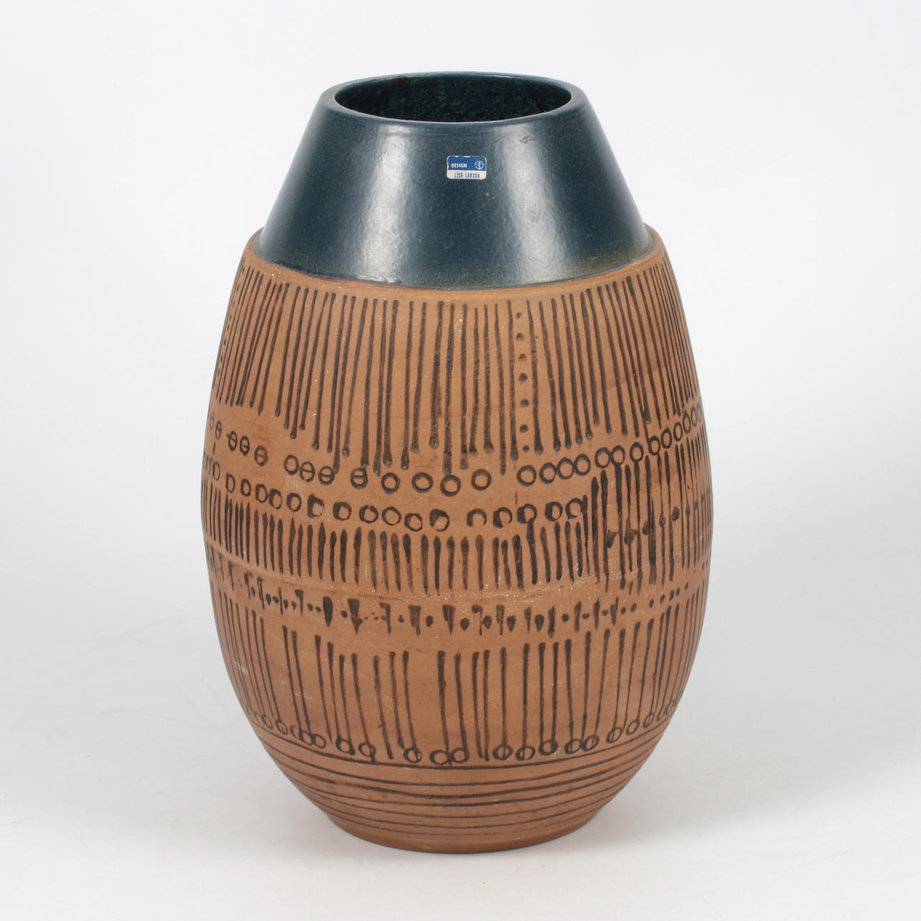FLOOR VASE, stoneware, "Granada", Lisa Larson, Gustavsberg.