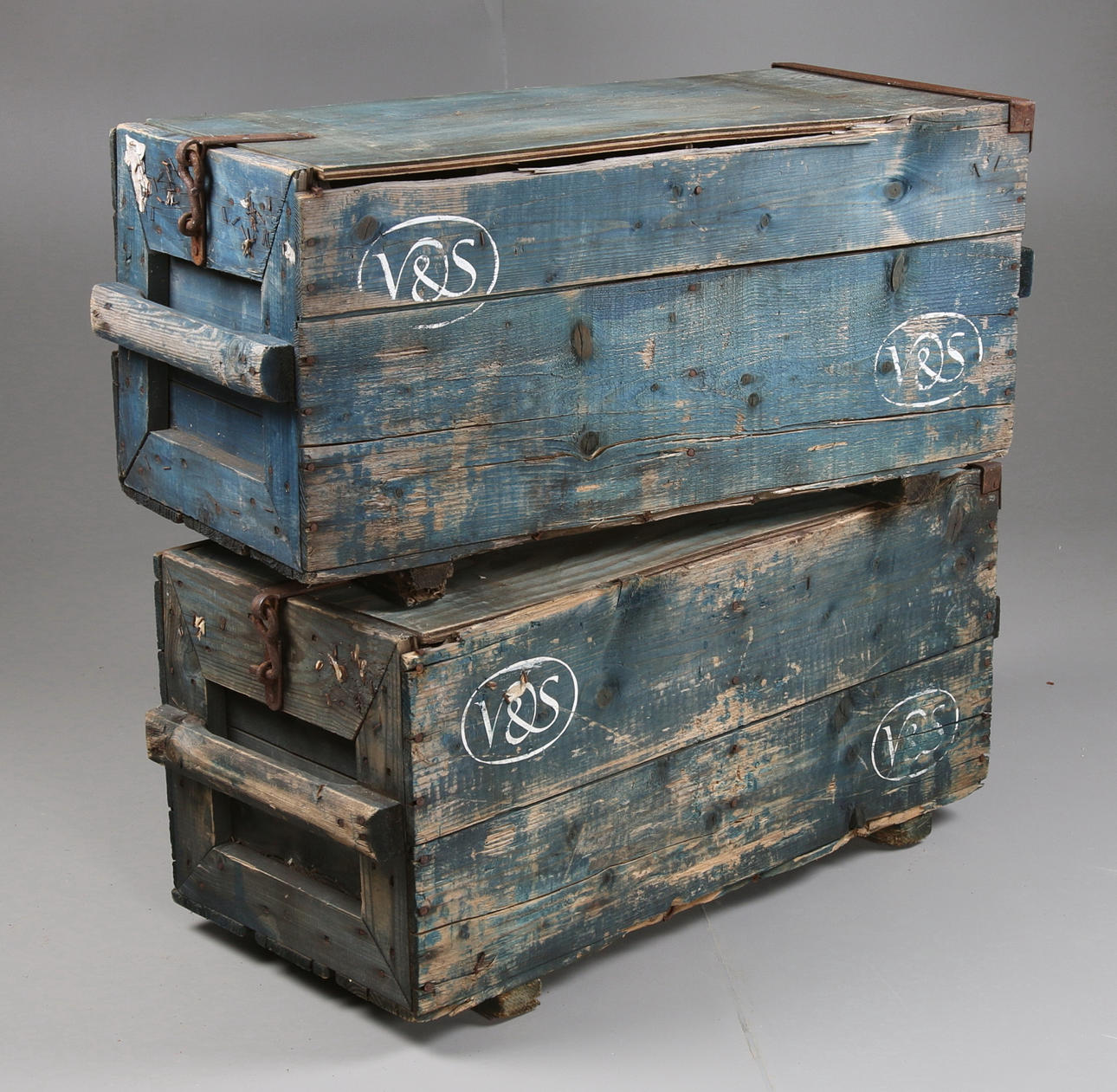 TRÄLÅDOR, 2 st, Vin & Sprit AB, Industri, 1900-talets första hälft.