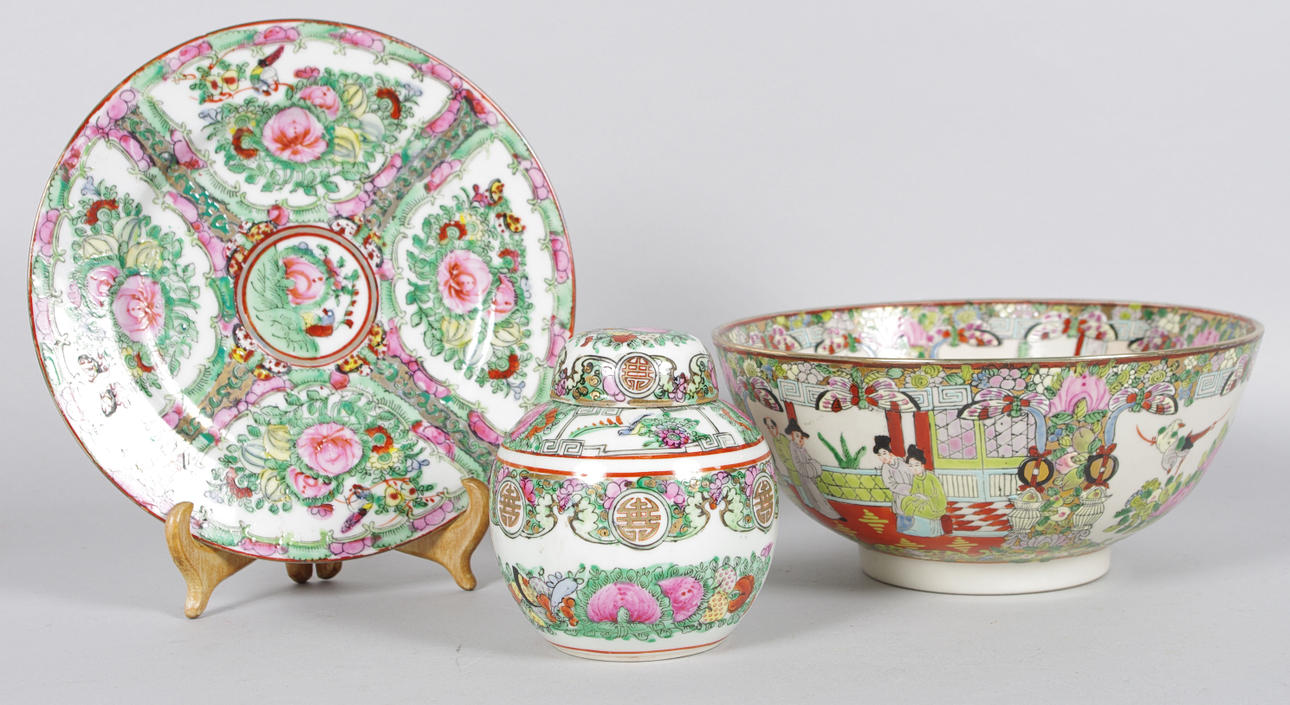 SKÅL, FAT SAMT LOCKDOSA, Famile Rose, Kina.