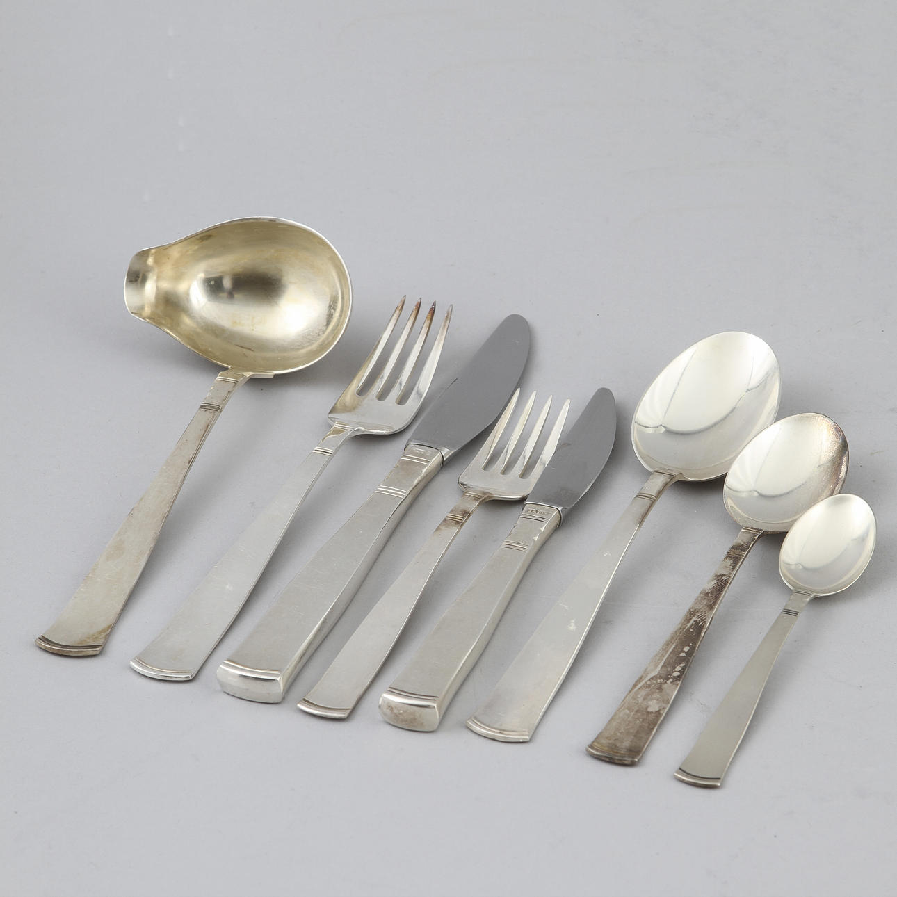 BESTICKUPPSÄTTNING, 77 delar, "Rosenholm", GAB.