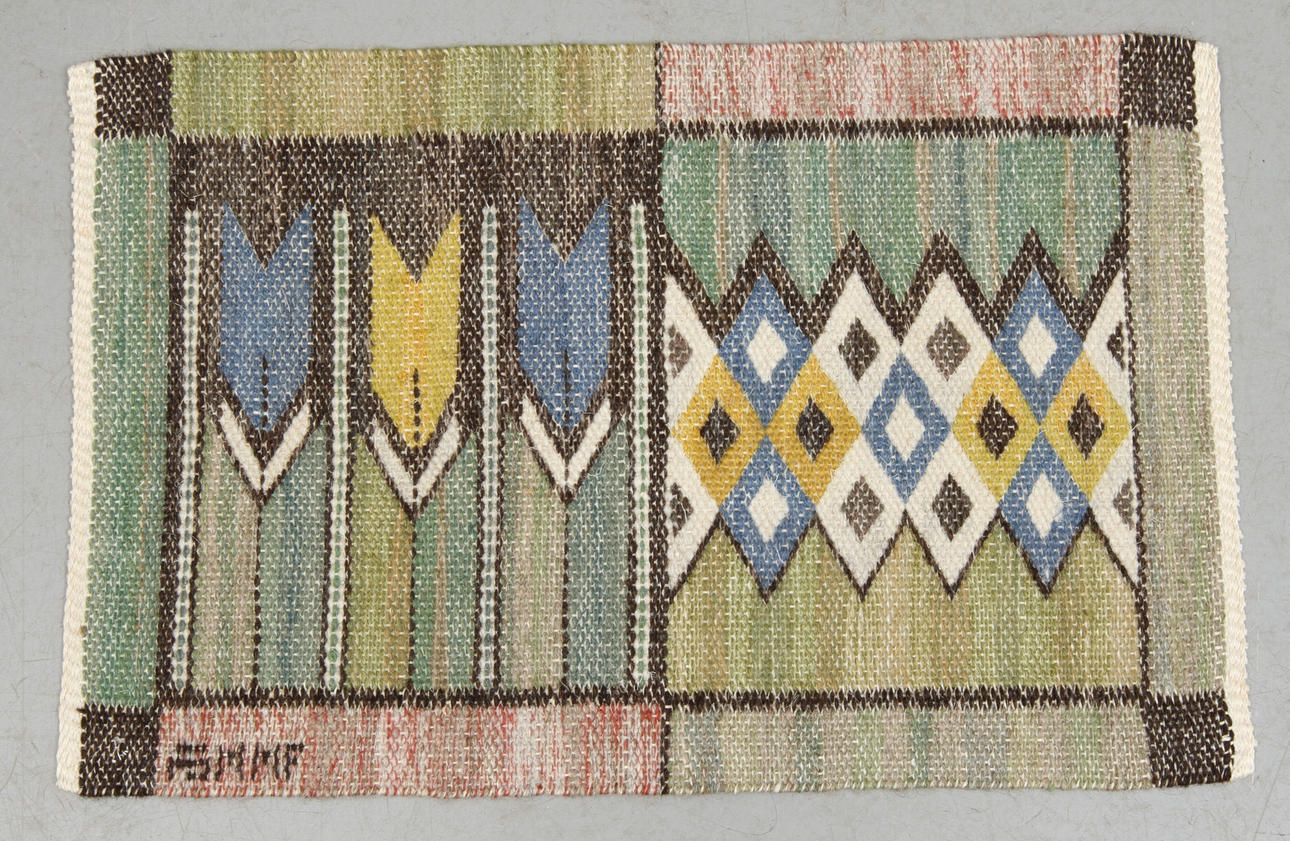 VÄVNAD, "Crocus" Märta Måås-Fjätterström, sign ABMMF.