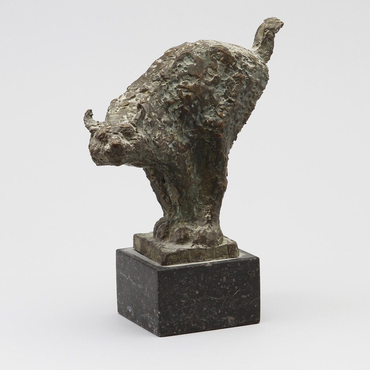 GEORG GANMAR. skulptur, signerad och numrerad 1/10. Daterad 57.